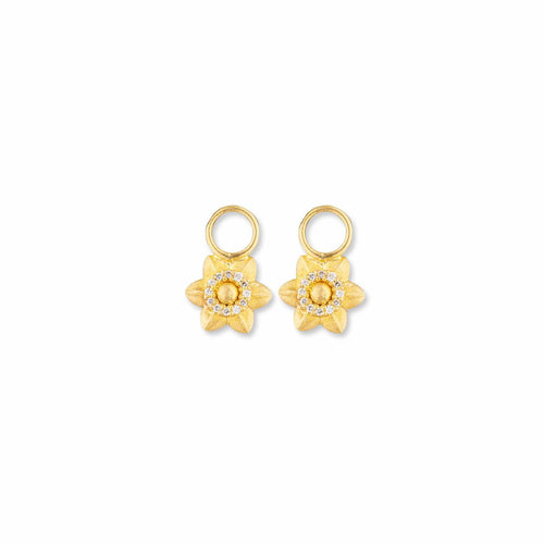 Lotus Ear Charms with Diamond by Lika Behar