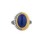 Luna Ring with Lapis & Diamond by Lika Behar