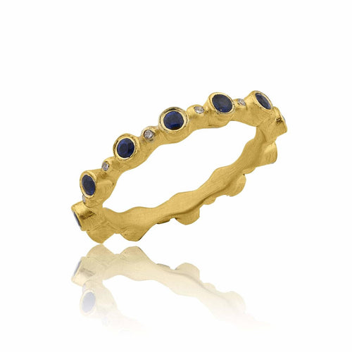 Love Band with Sapphire by Lika Behar