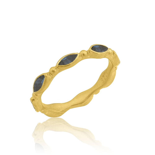 Love Band with Sapphire by Lika Behar
