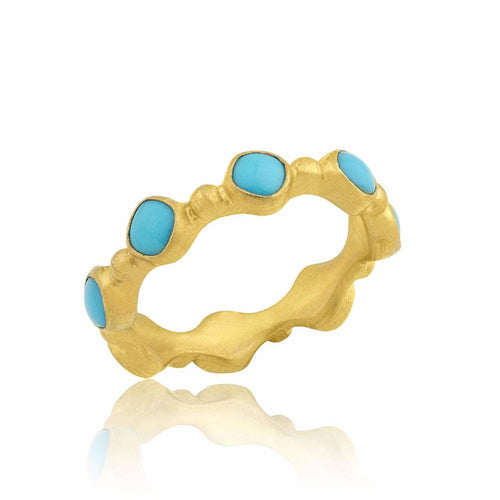 Love Band with Turquoise Sleeping Beauty by Lika Behar