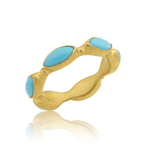 Love Band with Turquoise Sleeping Beauty by Lika Behar