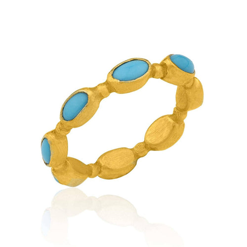 Love Band with Turquoise Sleeping Beauty by Lika Behar