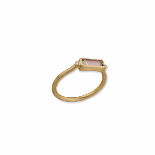 Love Ring with Tourmaline & Diamond by Lika Behar