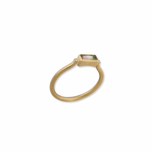 Love Ring with Tourmaline & Diamond by Lika Behar