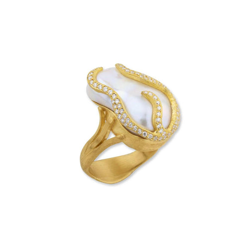 Lydia Ring with Pearls by Lika Behar