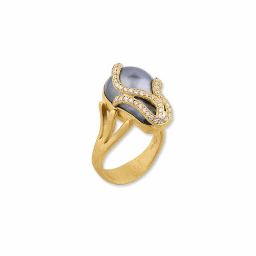 Lydia Ring with Pearls by Lika Behar