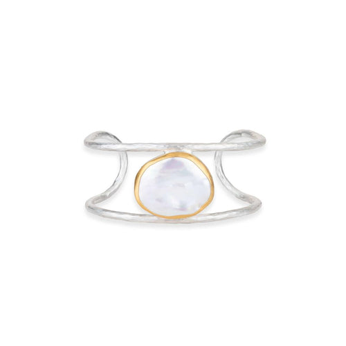 Lynn Large Keshi Pearl Bracelet, Diamond by Lika Behar