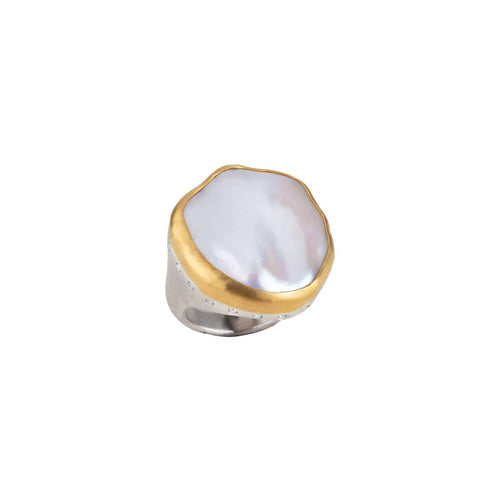 Lynn Freshwater Cultured Pearl Ring, Diamond by Lika Behar