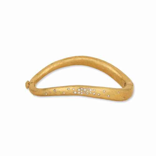 Lyric 22K Gold Bracelet with Diamond by Lika Behar