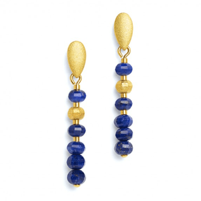 Lampa Lapislazuli Earrings - 15842236-Bernd Wolf-Renee Taylor Gallery