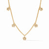 Laurel Delicate Charm Necklace - Cubic Zirconia-Julie Vos-Renee Taylor Gallery