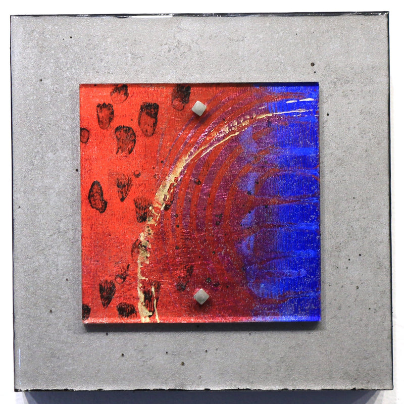 "Left of Center" 8x8-Cheryl Martin-Renee Taylor Gallery