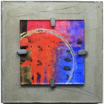 "Left of Center" 8x8-Cheryl Martin-Renee Taylor Gallery