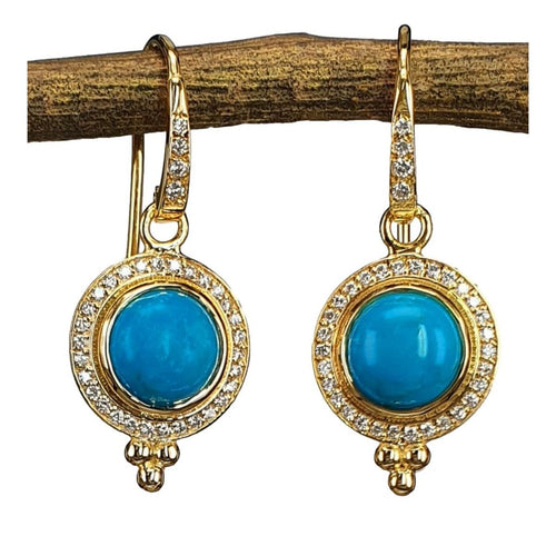 14K Yellow Gold and Diamond Earring – M10049-Marika-Renee Taylor Gallery