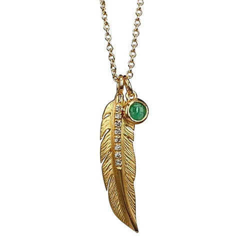 14K Yellow Gold and Diamond Necklace – M10078-Marika-Renee Taylor Gallery