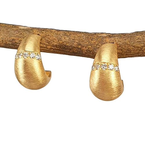 14K Gold Diamond Accent Cuff Earrings – M10208-Marika-Renee Taylor Gallery