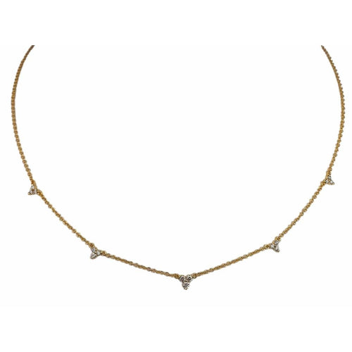 14K Gold Diamond Station Necklace – M10222-Marika-Renee Taylor Gallery