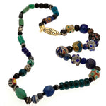 18K and Diamond "Orchard" Clasp Ancient Roman/Persian Beads Necklace - M-107C-Alex Sepkus-Renee Taylor Gallery