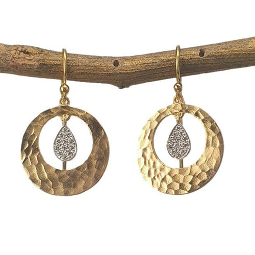 14K Gold & Diamond Earrings - M7757-Marika-Renee Taylor Gallery