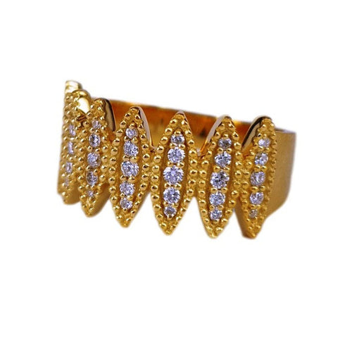 14K Gold & Diamond Ring - M8147-Marika-Renee Taylor Gallery