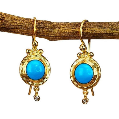 14K Gold & Diamond Earrings - M8325-Marika-Renee Taylor Gallery