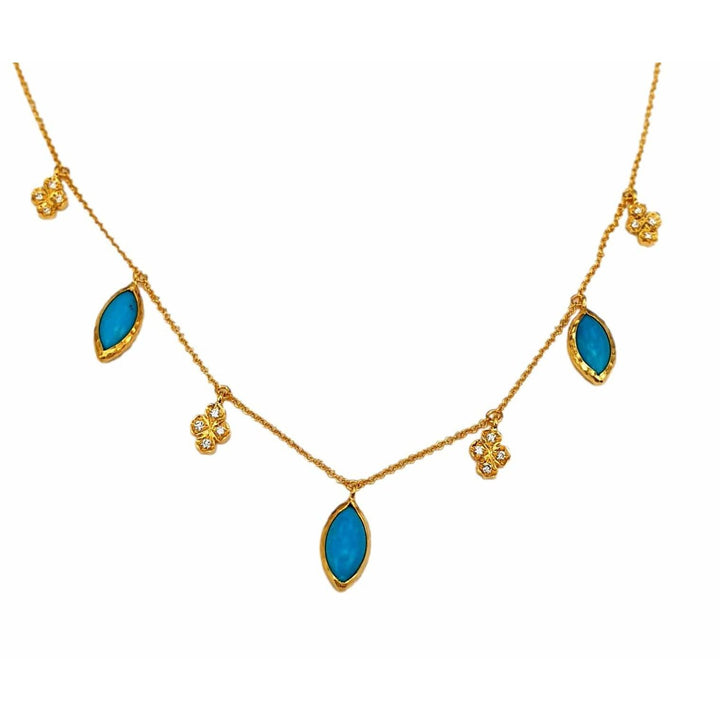 14K Gold & Diamond Necklace - M8386-Marika-Renee Taylor Gallery