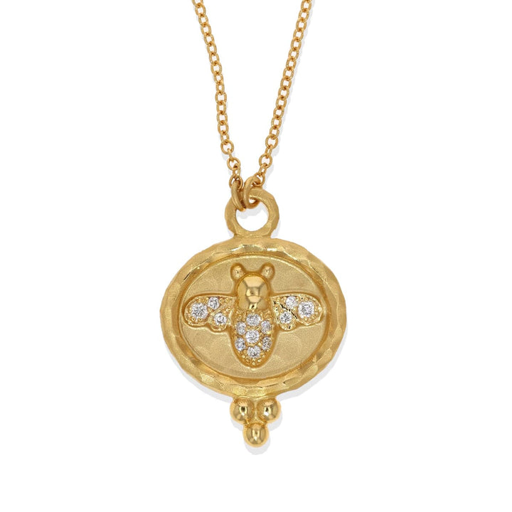 14K Gold & Diamond Bee Necklace - M8861-Marika-Renee Taylor Gallery