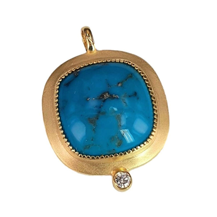 14K Yellow Gold and Diamond Pendant – M9000-Marika-Renee Taylor Gallery