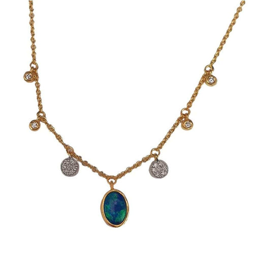 14K Gold Necklace - M9623-Marika-Renee Taylor Gallery