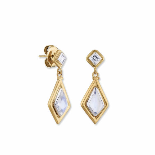 Moondance Earrings with Diamond by Lika Behar