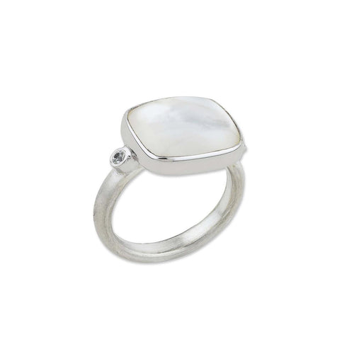 Moondance Ring with Quartz & Sapphire by Lika Behar