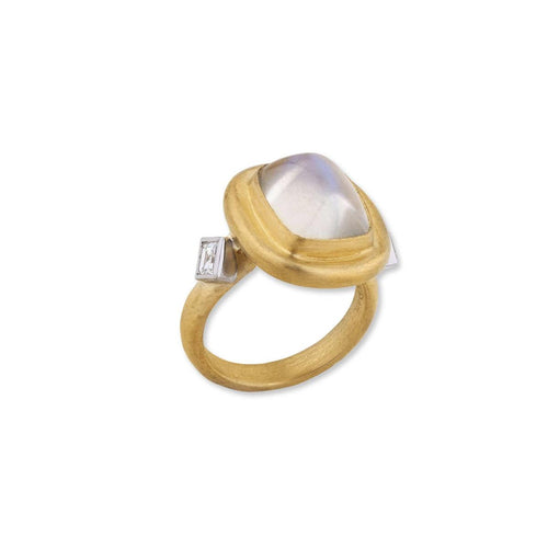 Moondance Ring with Diamond by Lika Behar