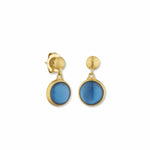 Mare Nostrum Earrings with Blue Topaz by Lika Behar