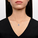 18k White Gold, Diamond & Tempera Sapphire Necklace - MP2047-Simon G.-Renee Taylor Gallery