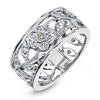 18k White Gold Diamond Ring - MR1000-W-Simon G.-Renee Taylor Gallery