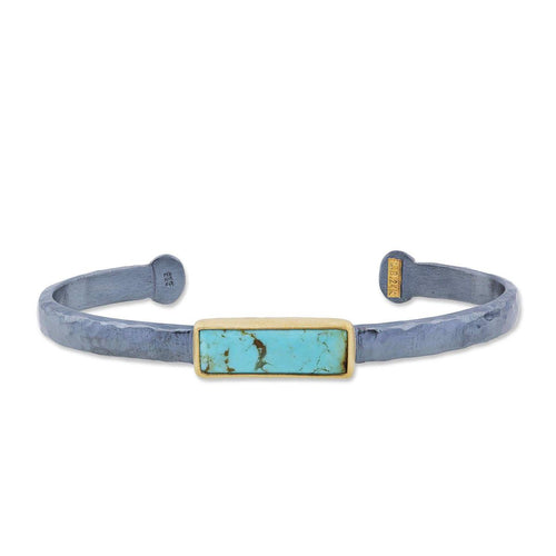 My World Bracelet with Turquoise Kingman by Lika Behar