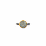 My World Round Aquaprase Ring by Lika Behar