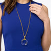 Madison Statement Pendant Necklace- Tortoiseshell-Julie Vos-Renee Taylor Gallery