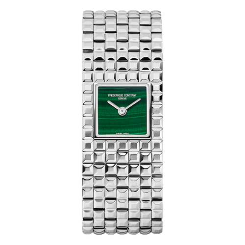 Manchette Lady’s Quartz Stainless Steel Green Dial Watch – FC-200MA1MC6B-Frederique Constant-Renee Taylor Gallery