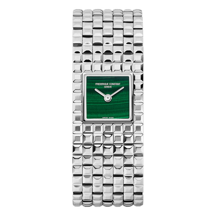 Manchette Lady’s Quartz Stainless Steel Green Dial Watch – FC-200MA1MC6B-Frederique Constant-Renee Taylor Gallery