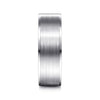 14K White Gold 7mm - Men's Wedding Band in Satin Finish - MBL0143-70W4JJJ-Gabriel & Co.-Renee Taylor Gallery