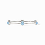 Milano Chalcedony Blue Luxe Bangle - BG047SCA-Julie Vos-Renee Taylor Gallery