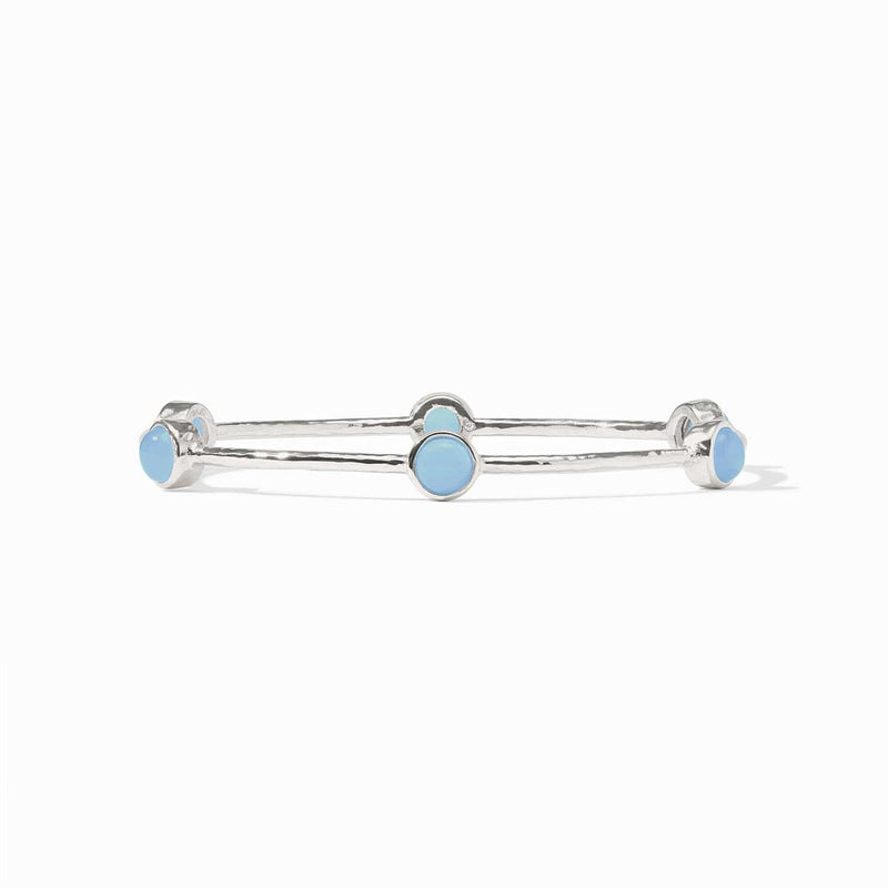 Milano Chalcedony Blue Luxe Bangle - BG047SCA-Julie Vos-Renee Taylor Gallery
