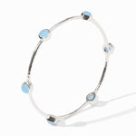 Milano Chalcedony Blue Luxe Bangle - BG047SCA-Julie Vos-Renee Taylor Gallery