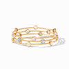Milano Chalcedony Blue Bangle - BG047GCA-Julie Vos-Renee Taylor Gallery