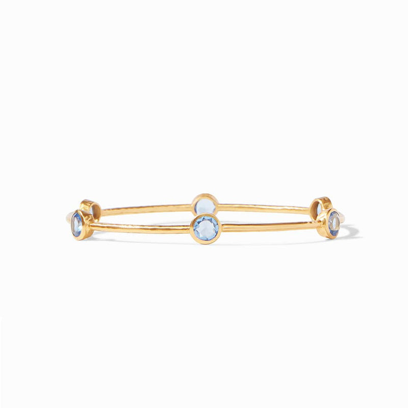 Milano Bangle - Iridescent Chalcedony Blue-Julie Vos-Renee Taylor Gallery
