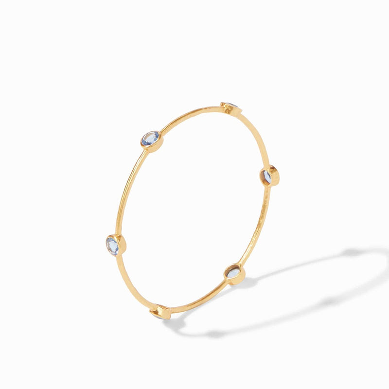 Milano Chalcedony Blue Bangle - BG047GCA-Julie Vos-Renee Taylor Gallery