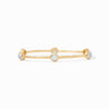 Milano Luxe Bangle - Iridescent Chalcedony Blue-Julie Vos-Renee Taylor Gallery