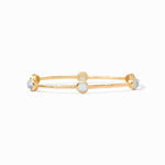 Milano Luxe Bangle - Iridescent Chalcedony Blue-Julie Vos-Renee Taylor Gallery